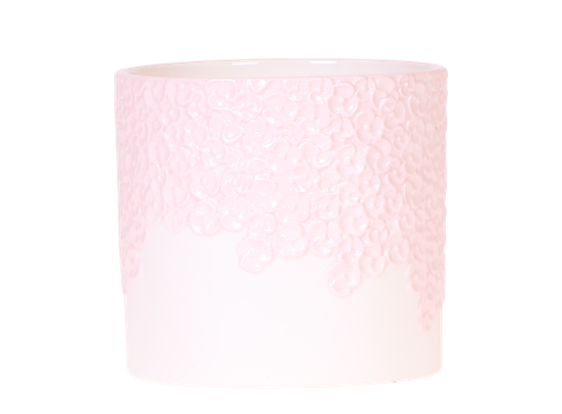 "Kolibri Home | Bloom Ziertopf - Rosa - Topf-Ø 12 cm image"