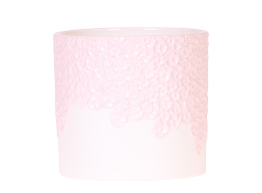 "Kolibri Home | Bloom Ziertopf - Rosa - Topf-Ø 12 cm image"