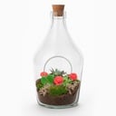 Love in a Bottle - DIY Offenes Pflanzen Terrarium - Ø 16 cm ↑ 30 cm