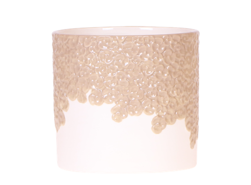 "Kolibri Home | Bloom Ziertopf - Sand - Ø12cm image"
