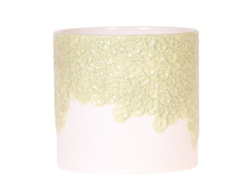 "Kolibri Home | Bloom Ziertopf - Grün - Topf-Ø 12 cm image"