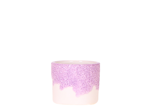 "Kolibri Home | Bloom Ziertopf - Lila - Ø6cm image"