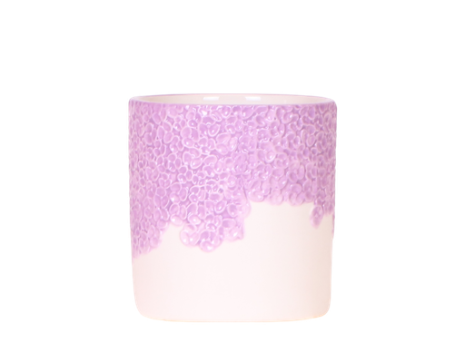 "Kolibri Home | Bloom Ziertopf - Lila - Ø9cm image"