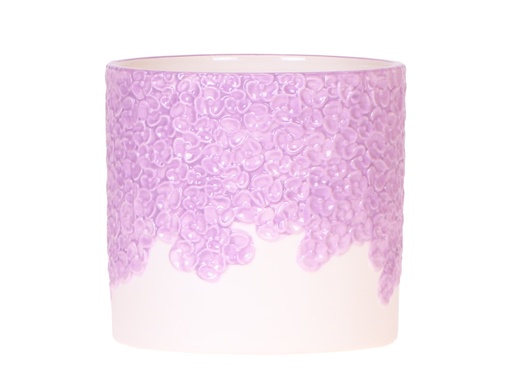 "Kolibri Home | Bloom Ziertopf - Lila - Topf-Ø 12 cm image"