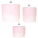 Kolibri Company | Kombi‑Deal | Bloom Rosa Übertopf‑Set – 6 cm + 9 cm + 12 cm