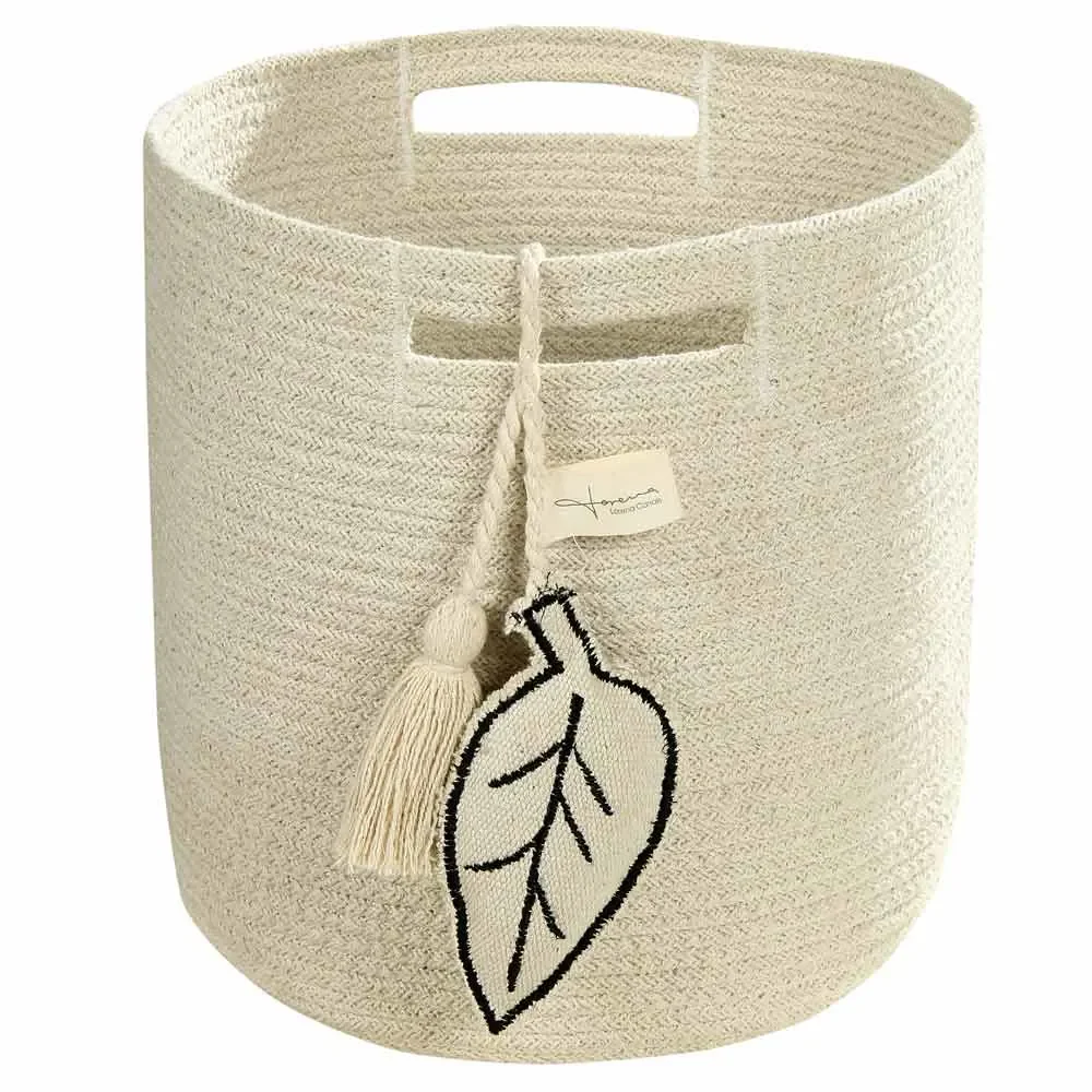 "Lorena Canals Aufbewahrungskorb Blätter natur image"