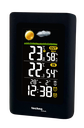 WS6447 Wetterstation mit Außensender, Innen- und Außentemperatur, Luftfeuchtigkeit, Wettervorhersage, 2 Weckalarme, Schlummerfunktion, Min/Max-Speicher, Uhrzeit und Datum
