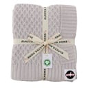 Alavya Home Babydecke 75x100 cm GOTS Bio-Baumwolle - Grau