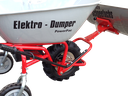 Akkuschubkarre ED120 mit 115ltr. Wanne und Schneeschild