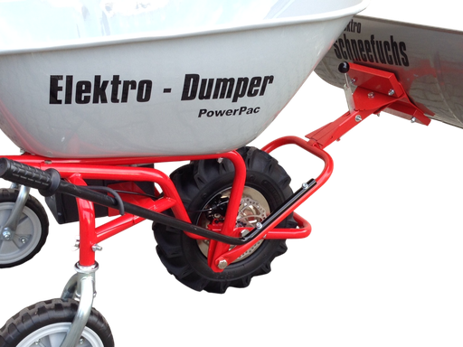 "Akkuschubkarre ED120 mit 115ltr. Wanne und Schneeschild image"