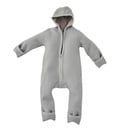 Alavya Home Walkoverall Bio-Schurwolle - Pastel Grau - 62/68