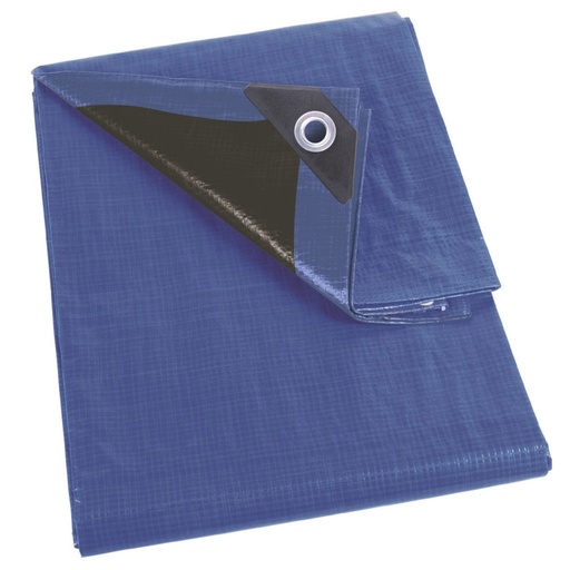 "Planenabdeckung 5 x 8 m, extra starkes Polyester 140 g/m², rechteckige Plane mit 26 Ösen und verstärkten Ecken, für den Garten image"