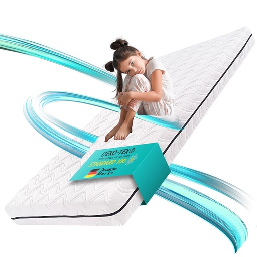 "Alavya Home Kindermatratze COZY PLUS 80x160 cm Kaltschaum - Weiß image"