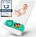 Alavya Home Babymatratze COZY BASIC 70x140x6 cm Kaltschaum, Mikrofaser - Weiß