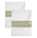 Alavya Home Spannbettlaken 90x200 cm Baumwolle - 2er-Set