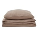 Alavya Home Kinderbettwäsche 135x200 cm Baumwolle - 2er-Set, Braun