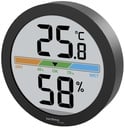 WS9418 Thermo-Hygrometer Digital, Temperatur- und Luftfeuchtigkeitsmesser, Raumklima Monitor mit Komfortanzeige, Min/Max Speicher, Tischgerät & Wandmontage