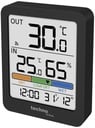 WS9488 Funk-Thermo-Hygrometer mit Außensensor, Innen- & Außentemperatur, Luftfeuchtigkeit, Komfortanzeige, Max/Min-Speicher, Uhr, Datum, Hintergrundbeleuchtung