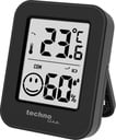 WS9417 Raumklimastation Thermo-Hygrometer – digitales Innenraum Klima-Messgerät für Temperatur und Luftfeuchtigkeit, Komfortanzeige, Trendanzeige, MIN/MAX-Werte, Aufstellung, Magnethalterung, schwarz
