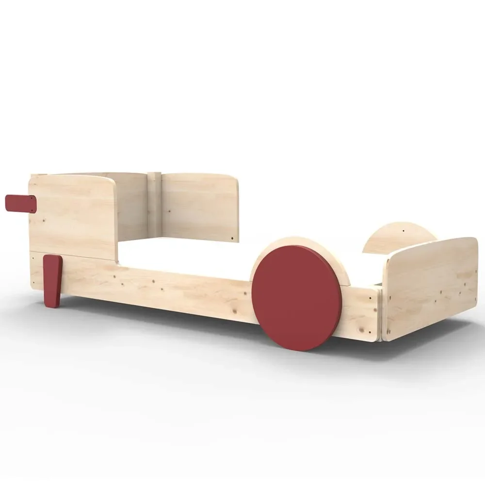 Mathy by Bols Einzelbett "Discovery", Farbe Elemente: marsala