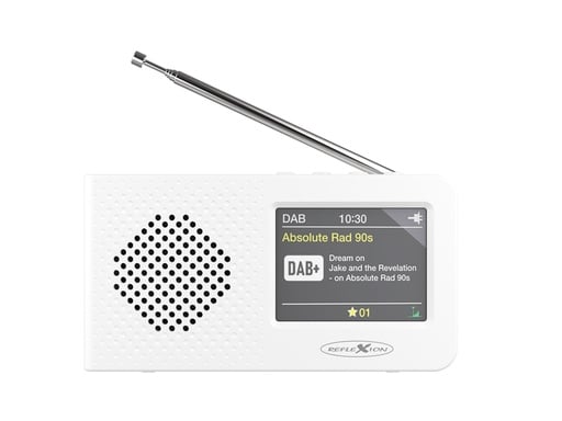 "Tragbares DAB+/UKW-Radio mit Bluetooth, Akku & Kopfhöreranschluss image"