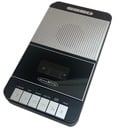 Retro Kassettenrecorder / Diktiergerät mit AUX-IN