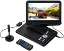 Portabler 10" LCD-Bildschirm mit DVD-Player und DVB-T2 HD Tuner