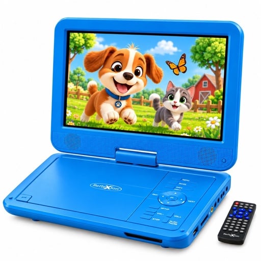 "Portabler 10" LCD-Bildschirm mit DVD-Player image"