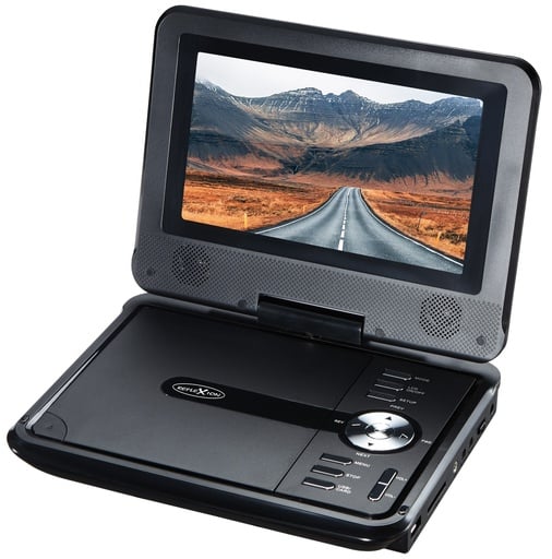 "Portabler 7" LCD-Bildschirm mit DVD-Player image"