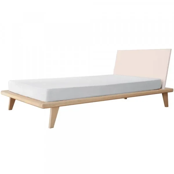 "Laurette Kinderbett Zen 100 x 200, Farbe der Flächen: Rose poudre image"