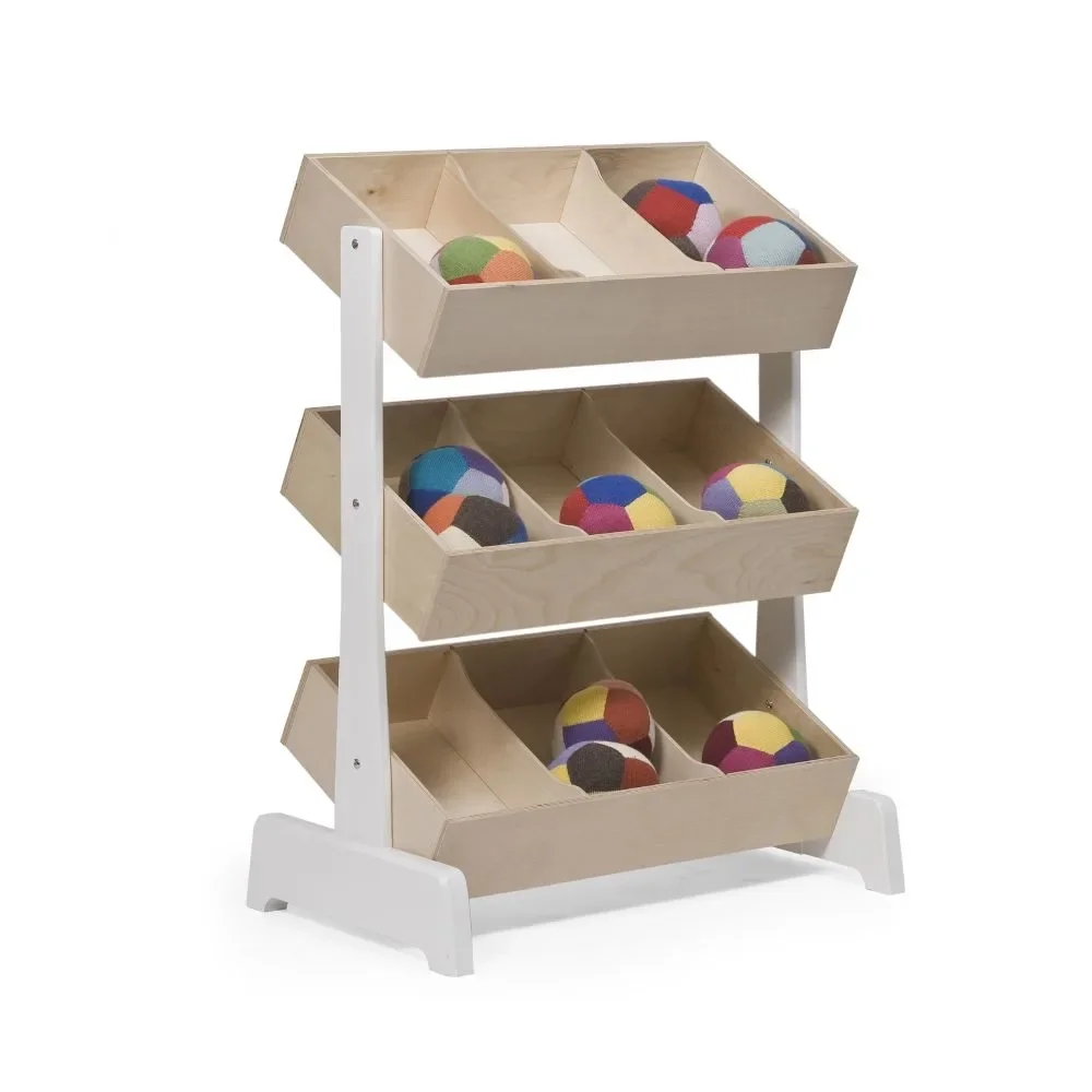 "Oeuf Spielzeugregal Birke weiß image"