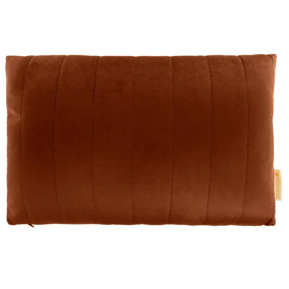 "Nobodinoz Kissen "Akamba" Savanna Samt braun image"