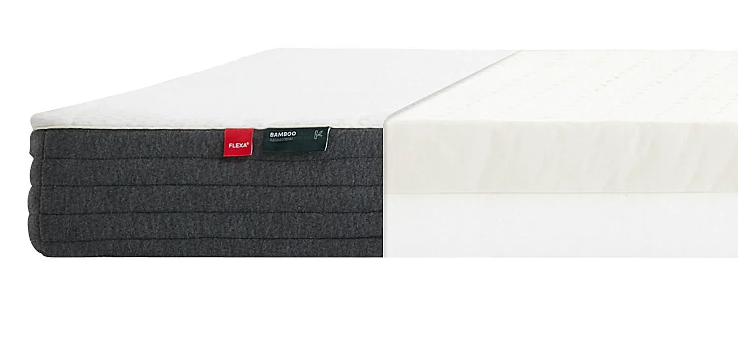 "Flexa Latexmatratze - Sleep, mit Bambusbezug, Größe: 90 x 200 cm image"
