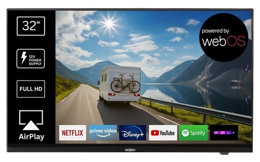 "32" Smart LED-TV mit DVD-Player, WLAN, Bluetooth, 3x HDMI und Triple-Tuner (DVB-S2/C/T2 HD) image"