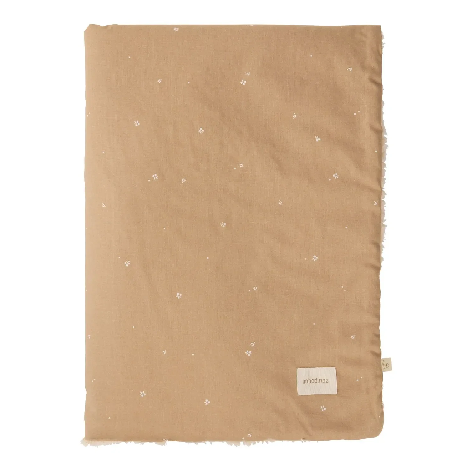 Nobodinoz STORIES Babydecke Neugeborene, 70x100 cm, Errötende kleine Kirschen