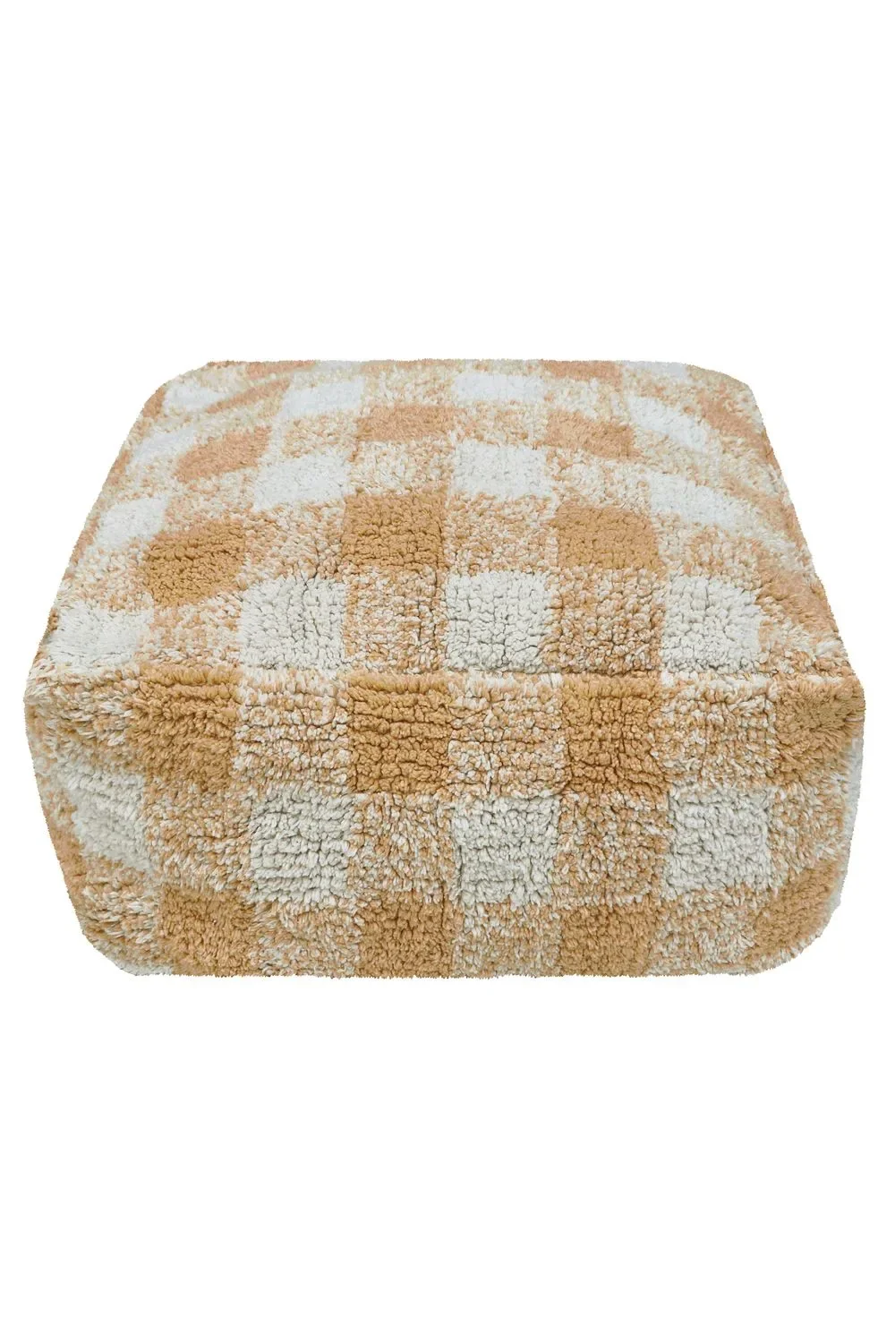 "Lorena Canals Pouf, Sitzpouf - Vichy, Farbe: Honey image"