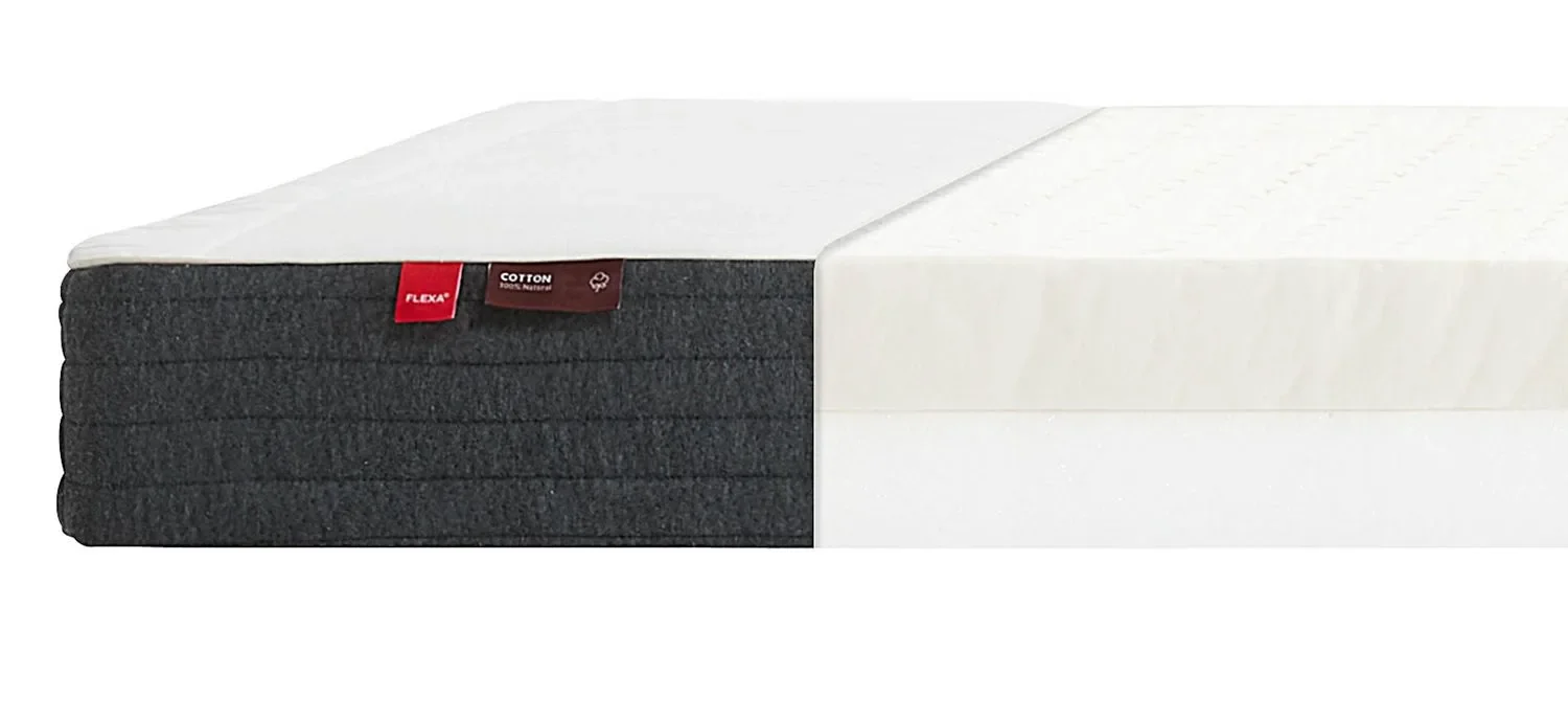 "Flexa Latexmatratze - Sleep, mit Baumwollbezug, Größe: 90 x 200 cm image"