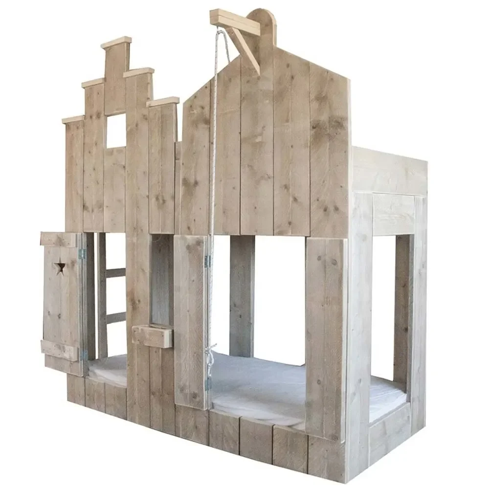 Dutchwood Etagenbett Häuser Amsterdam, Ausschnitt Tür: Stern