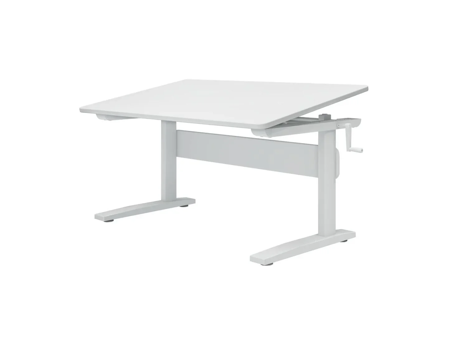 Flexa Schreibtisch - Classic, 54x120 cm, Farbe: Weiß/Weiß