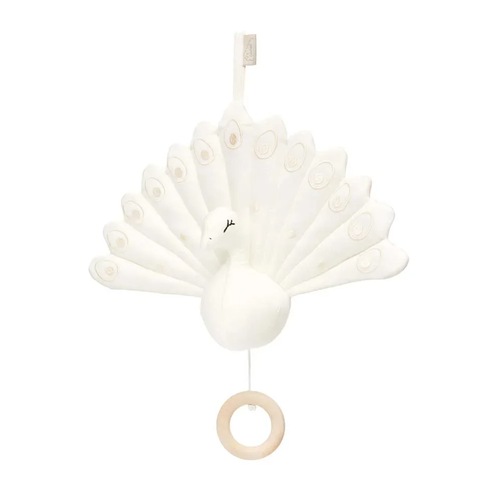 "Cam Cam Musik Mobile Pfau creme image"