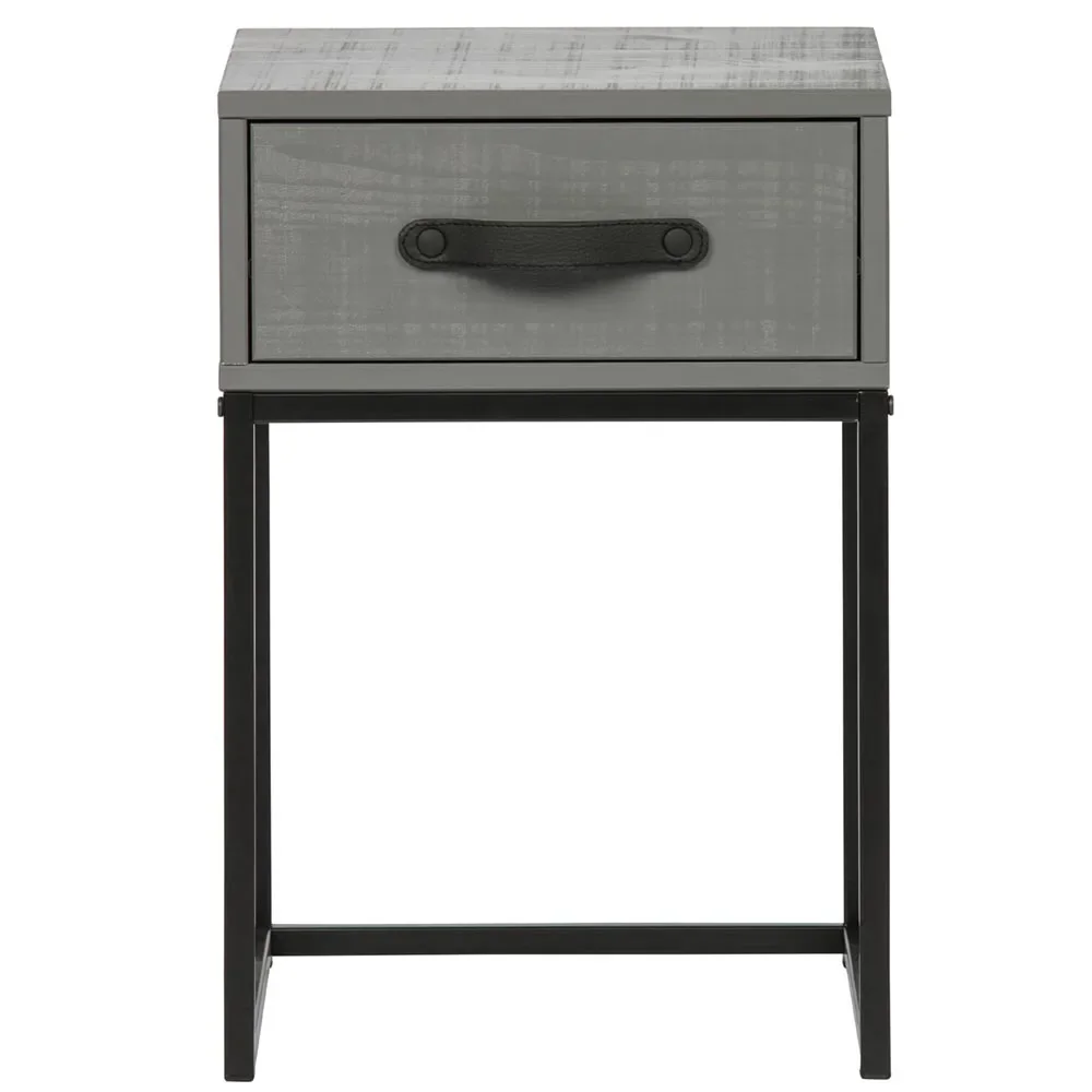 "Woood Nachttisch Morris lehmgrau image"