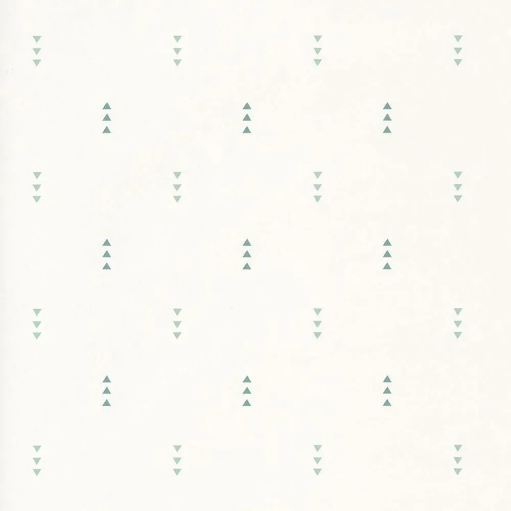 "Casadeco Kindertapete Happy Dreams Dreiecke blau image"