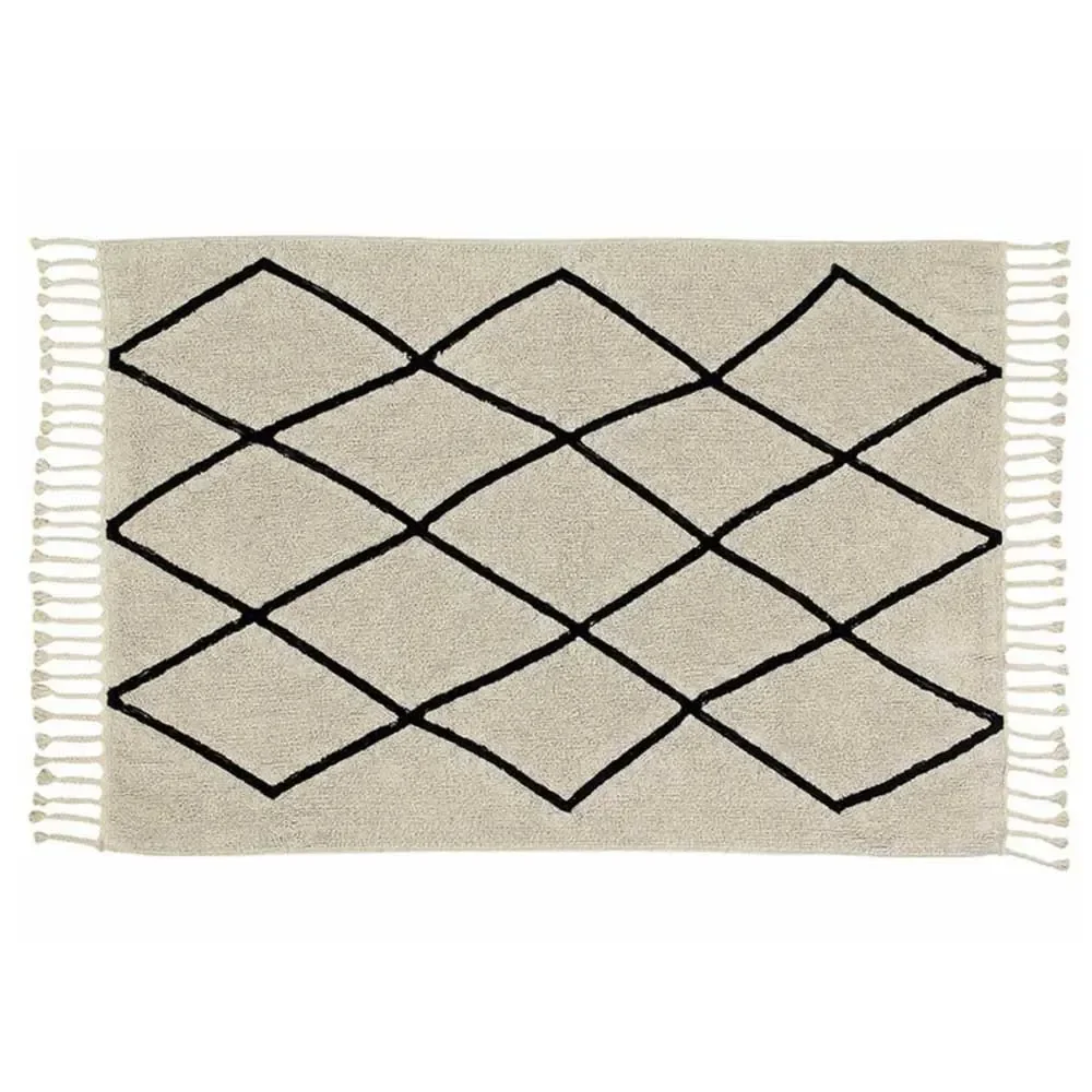 "Lorena Canals Teppich Bereber Klassik beige image"
