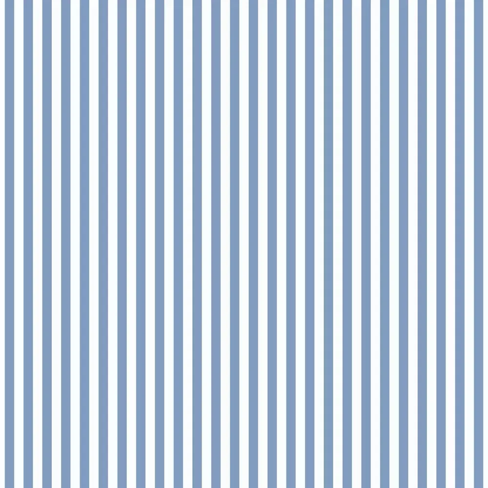 "Casadeco My Little World Streifentapete blau weiss image"
