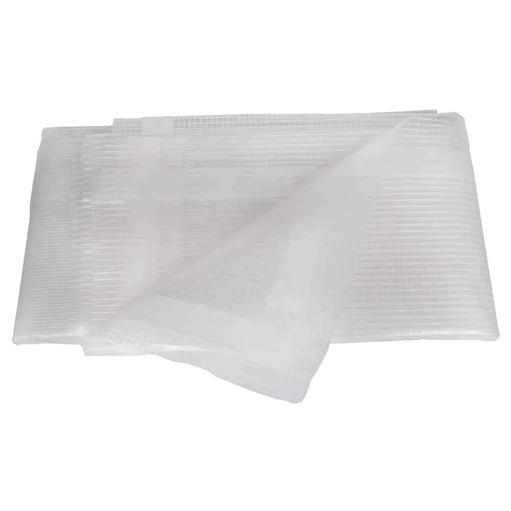 "Abdeckplane transparent, Gitterfolie 4x8 (32m²), Reißfest und UV-Stabil image"