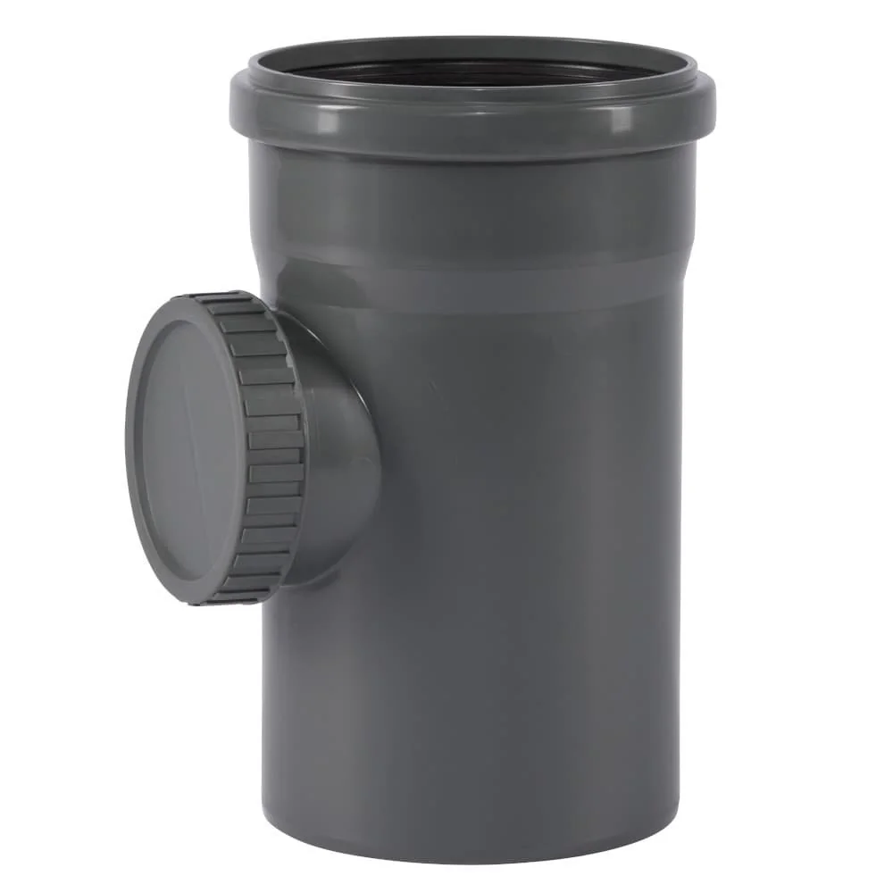 "HT Rohr 160, HTsafeRE Reinigungsrohr DN 160, Abwasserrohr, Schallschutz image"