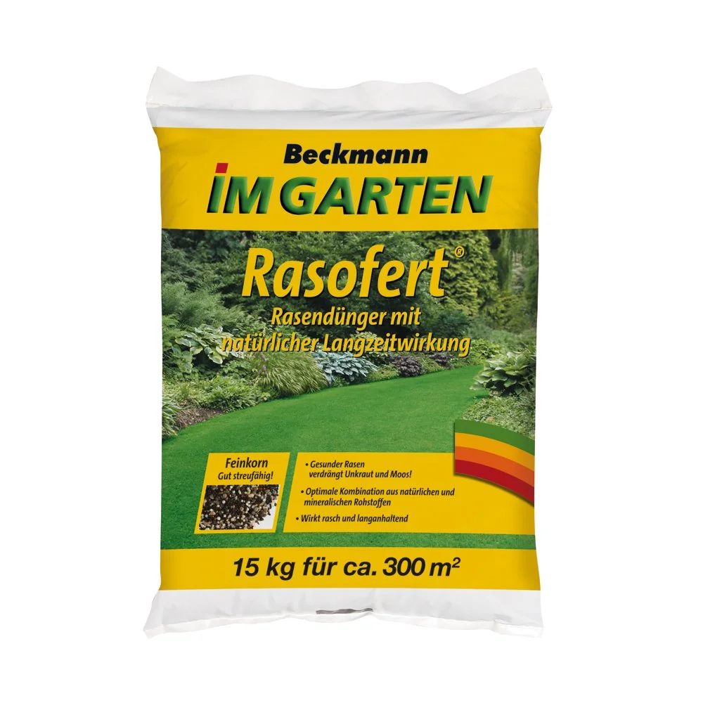 "Rasendünger 15 kg, organisch-mineralisch, Langzeitwirkung image"