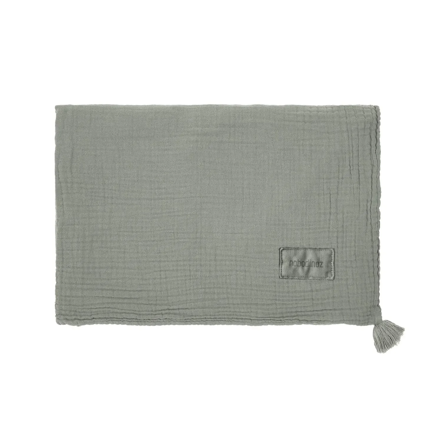 "Nobodinoz WABI SABI Babydecke, Musselindecke Doppel, 65 x 100 cm, Farbe: Azurblau image"