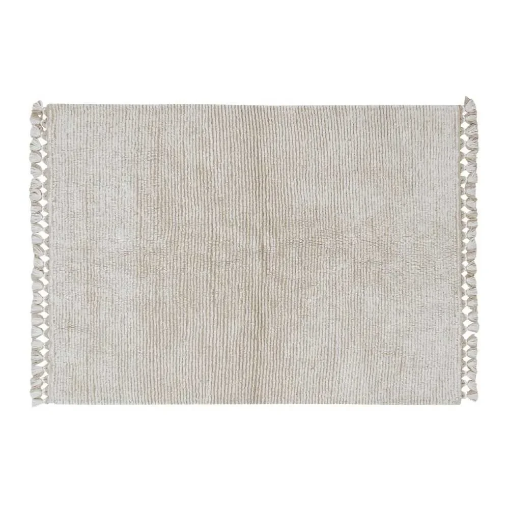 "Lorena Canals waschbarer Wollteppich "Koa" Sandstone image"