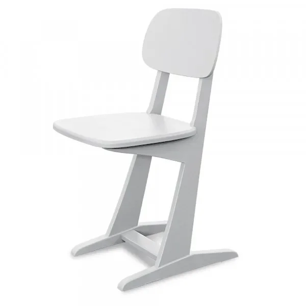 Laurette Schreibtischstuhl La chaise a patins weiss
